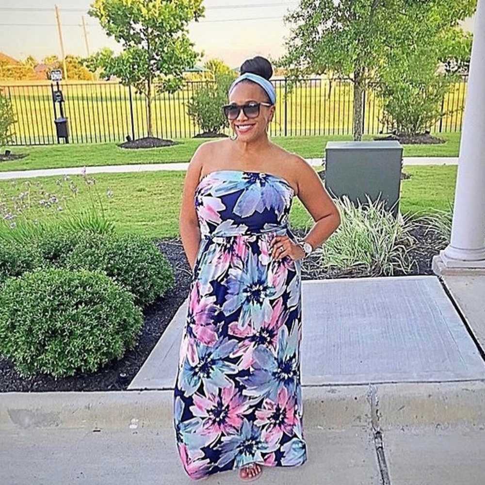 Multi-color Maxi Dress